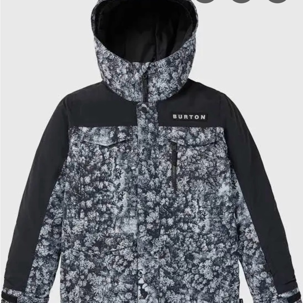 Burton Black and Gray Kids Jacket